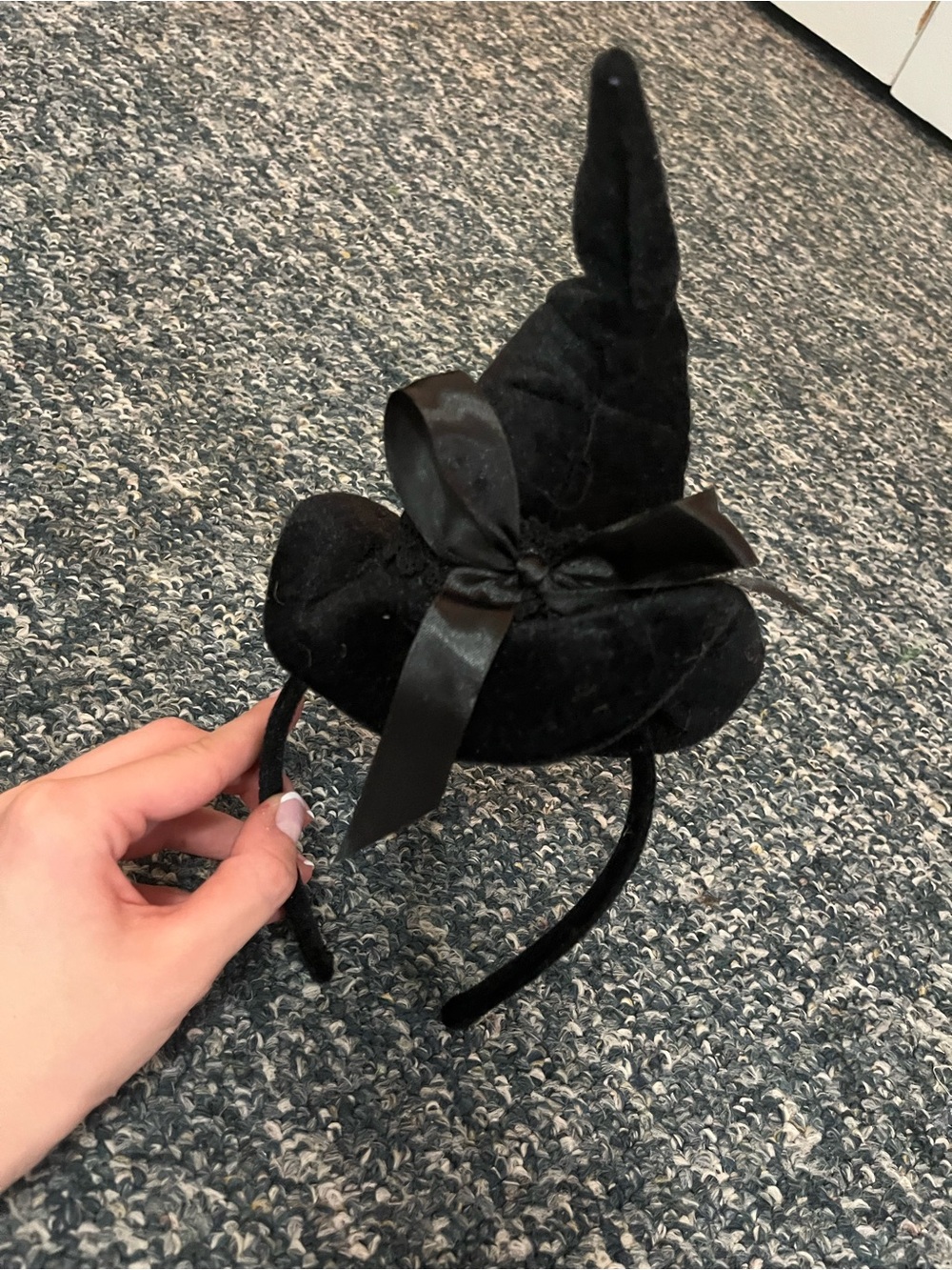 Black Witch Hat Headband